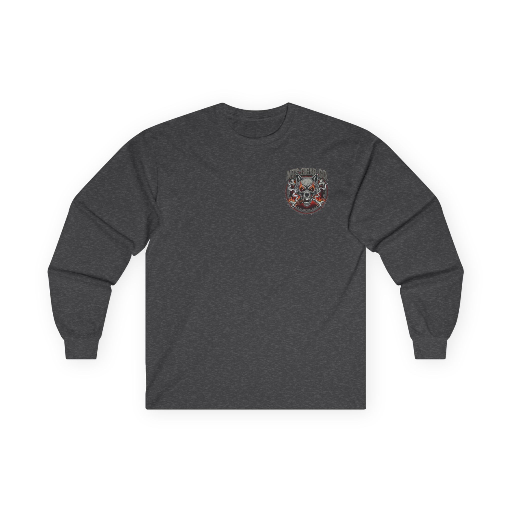 Skull Wolf Long Sleeve Tee — 'Insanely Good' Graphic Cotton Shirt