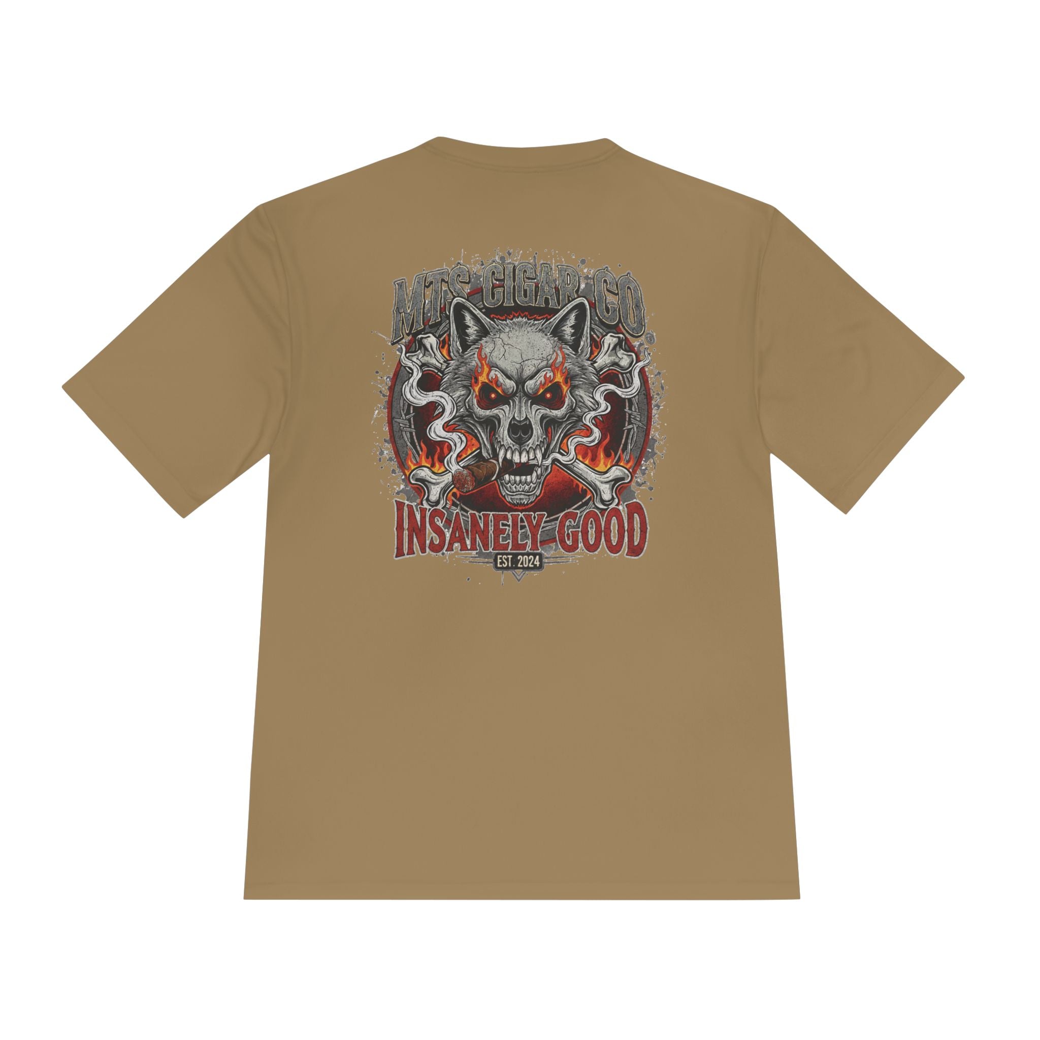 Insanely Good Wolf Skull Performance Tee — Moisture‑Wicking Graphic Shirt