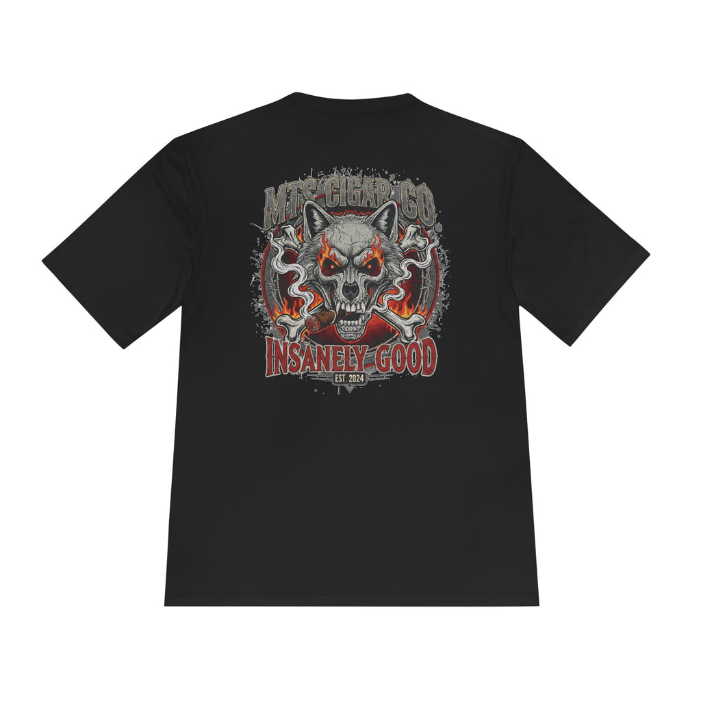 Insanely Good Wolf Skull Performance Tee — Moisture‑Wicking Graphic Shirt