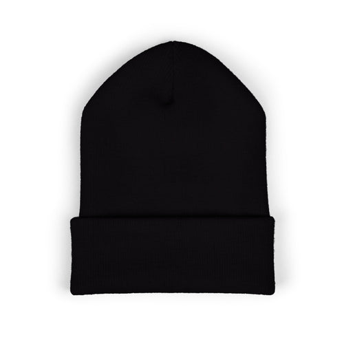 Black Beanie - Grey Wolf