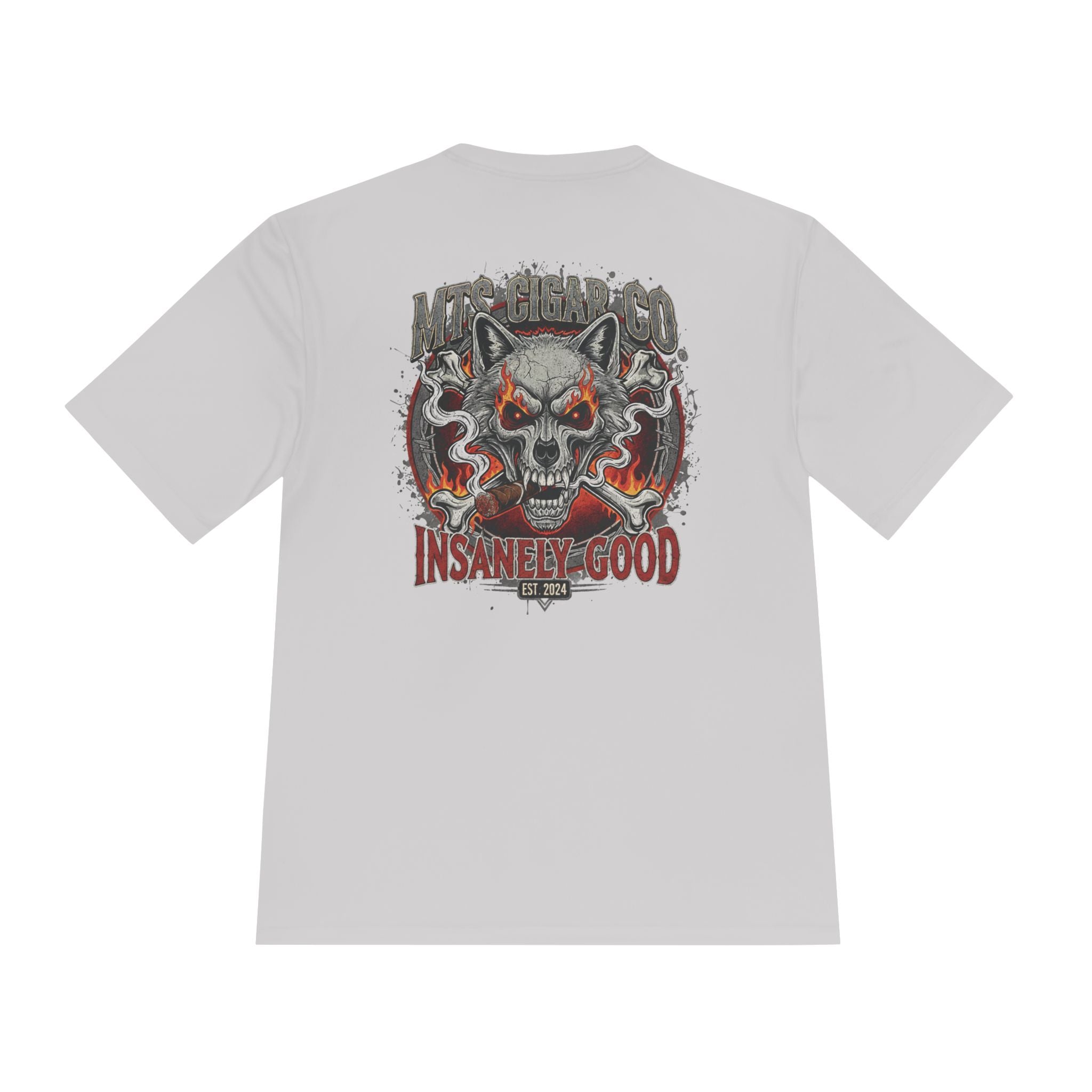 Insanely Good Wolf Skull Performance Tee — Moisture‑Wicking Graphic Shirt