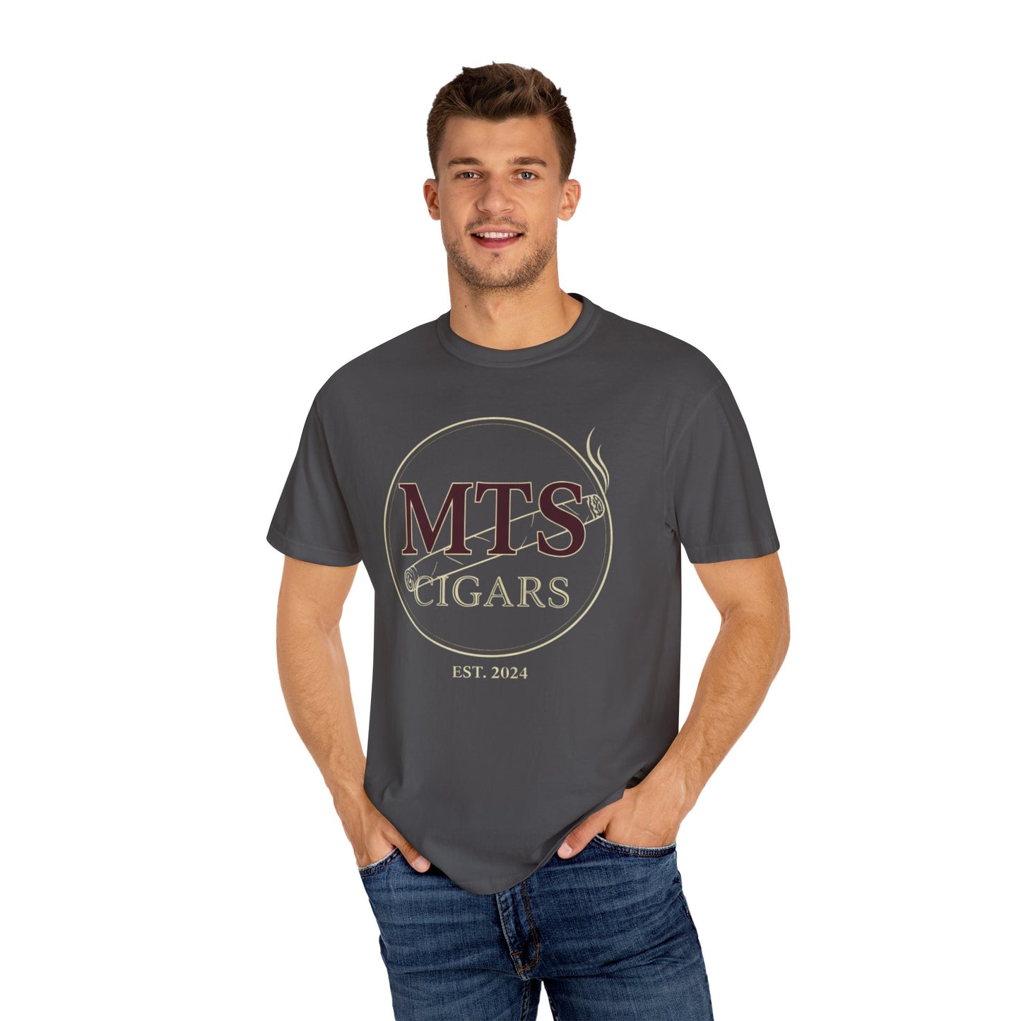 MTS Cigars Simple Unisex Garment-Dyed T-shirt