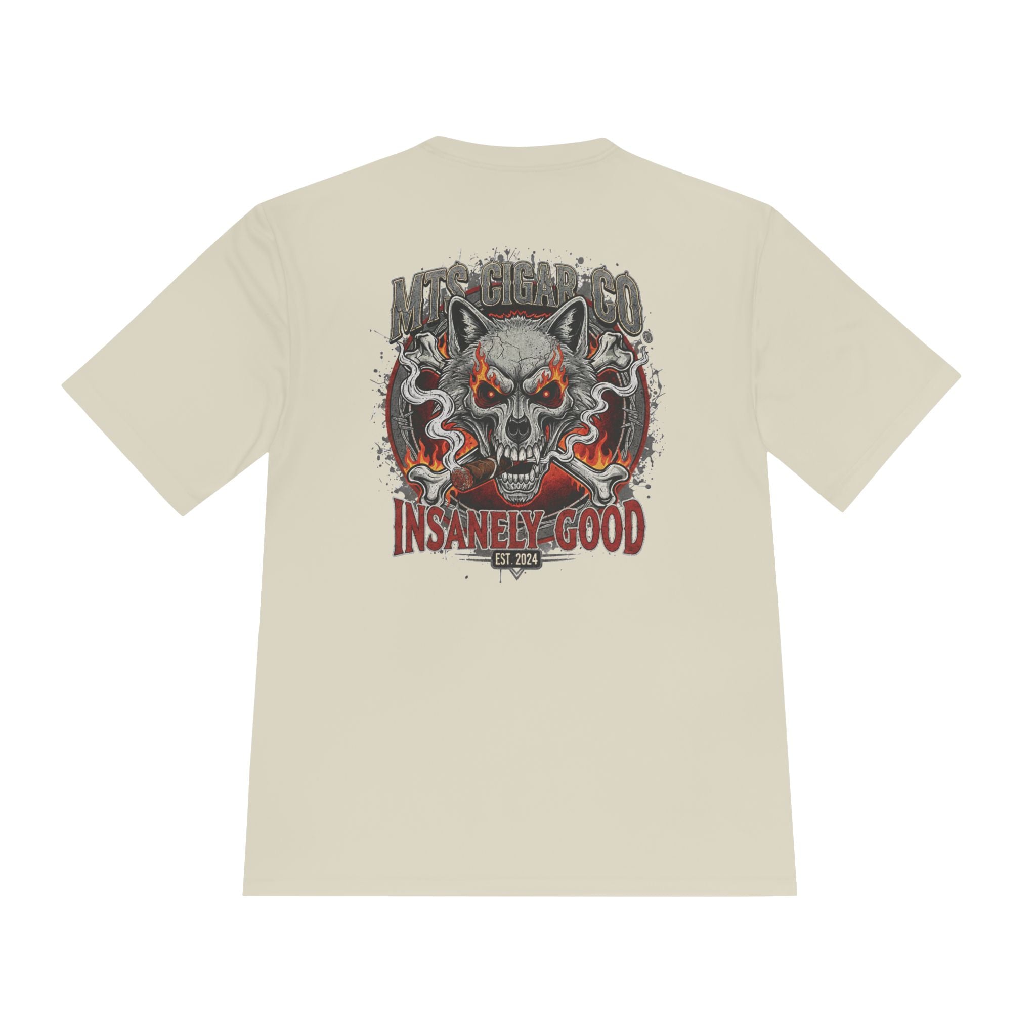 Insanely Good Wolf Skull Performance Tee — Moisture‑Wicking Graphic Shirt