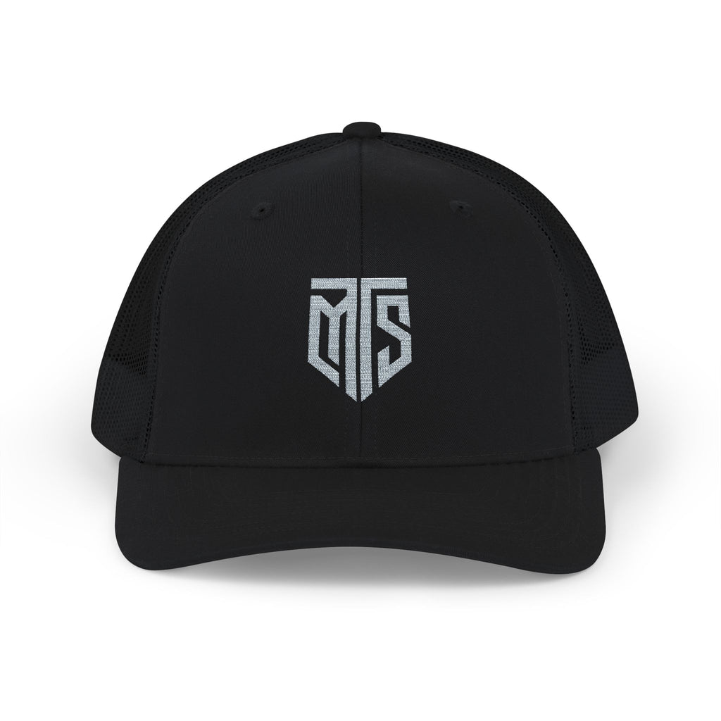 Embroidered Grey MTS Trucker Hat