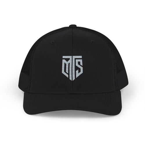Embroidered Grey MTS Trucker Hat