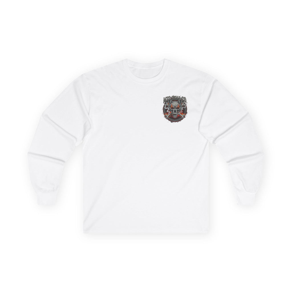 Skull Wolf Long Sleeve Tee — 'Insanely Good' Graphic Cotton Shirt