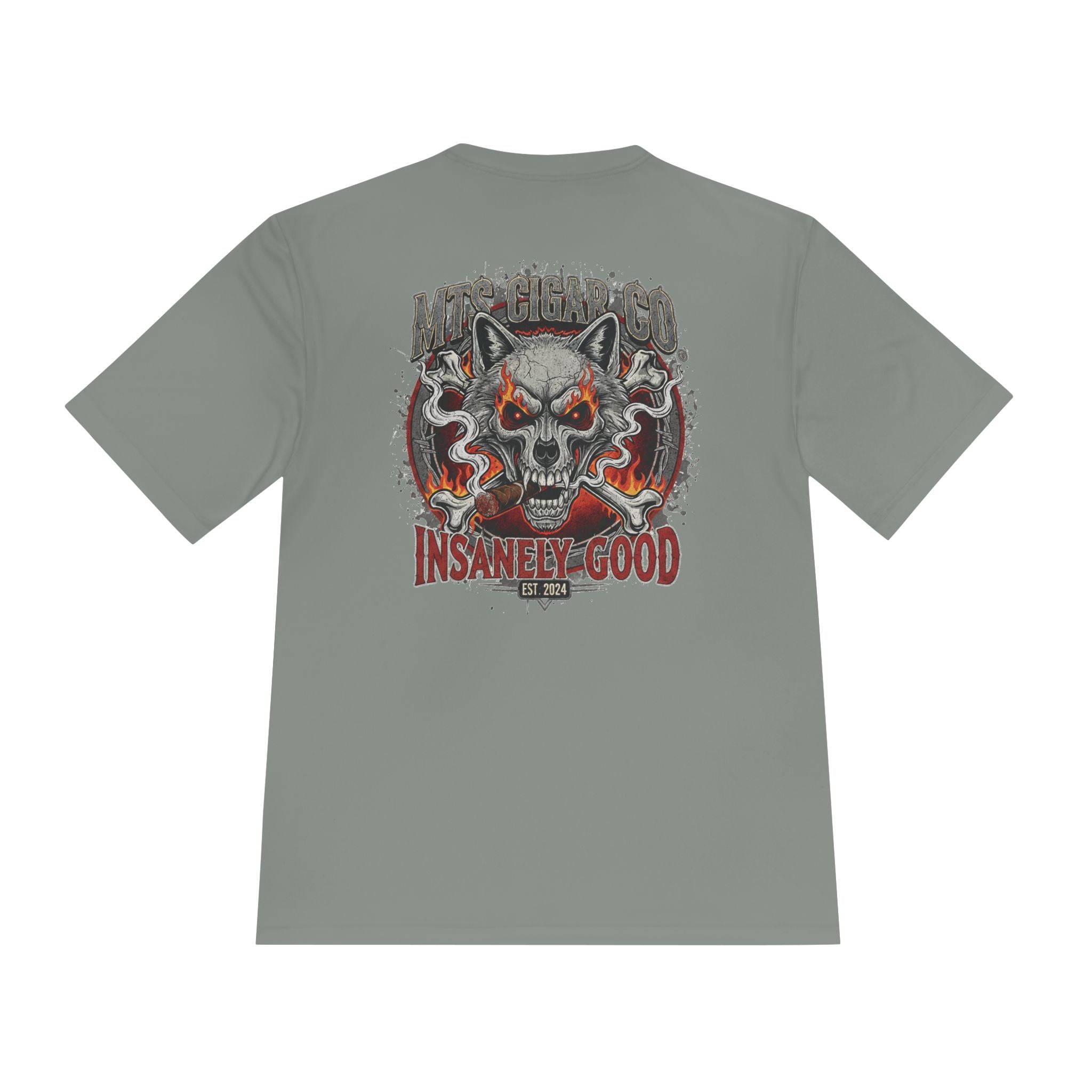 Insanely Good Wolf Skull Performance Tee — Moisture‑Wicking Graphic Shirt