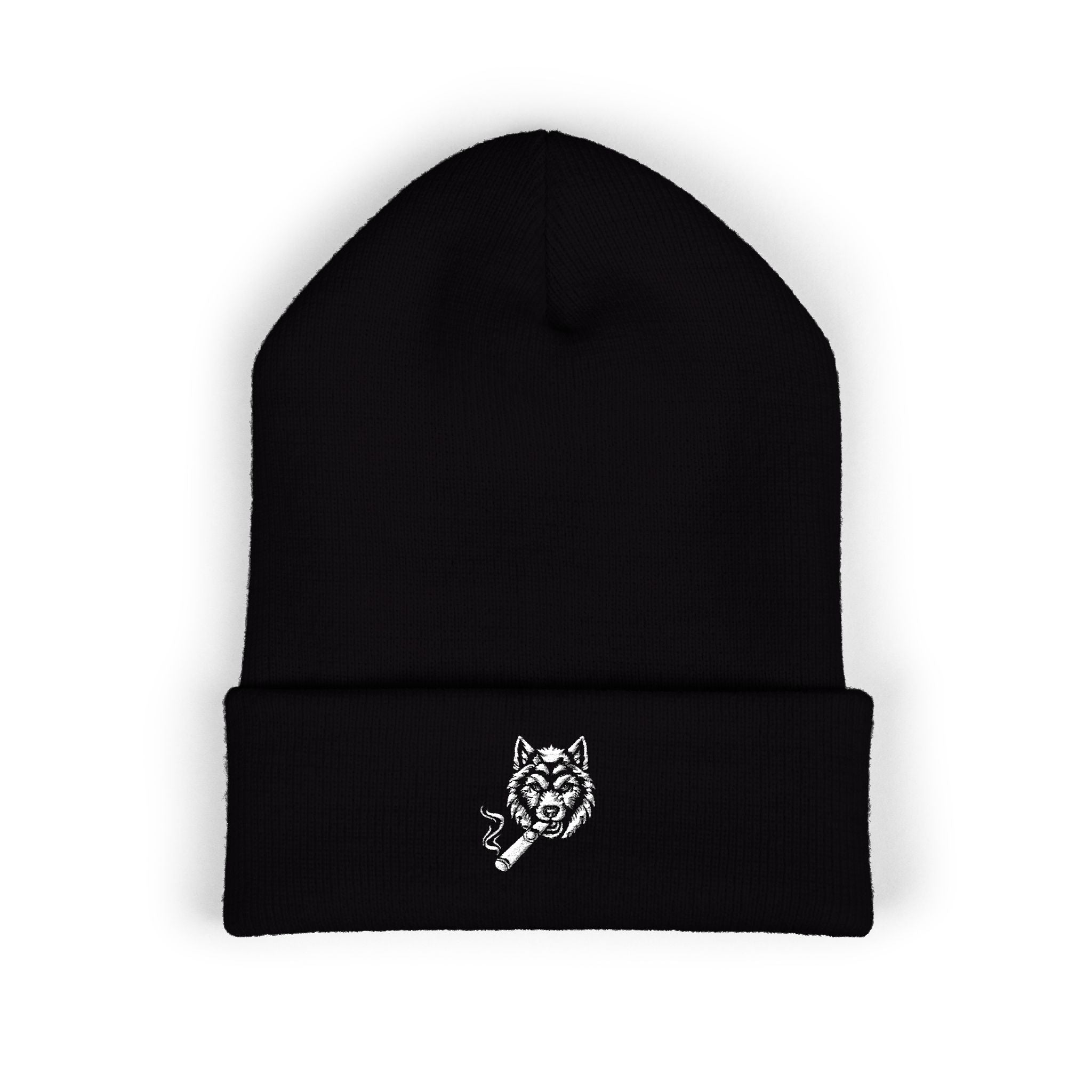 Wolf Beanie - White Logo